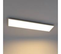 Lindby LED panel Luay, 120 x 30 cm, CCT, remote control, dimmable