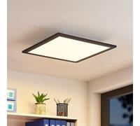Lindby LED panel Nelios, 40 x 40 cm, CCT, black, metal
