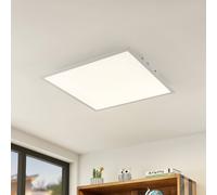 Lindby LED panel Quais, 60 x 60 cm, white, aluminium, 4,000K
