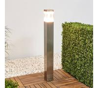 Lindby LED path light Baily, height 80 cm, stainless steel, IP44