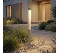 Lindby LED path light Fjorya, height 60 cm, stone grey, IP65