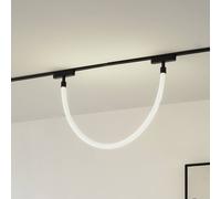 Lindby LED rope light Lumaro, length 100 cm, textile, 48 V