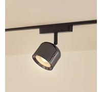 Lindby LED spot 48 V Lumaro, grey, Ø 8.2 cm, aluminium, dimmable