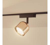Lindby LED spot 48 V Lumaro, rose gold, Ø 8.2cm, aluminium, dimmable