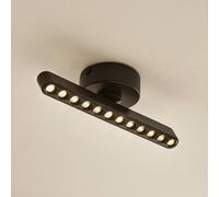 Lindby LED spotlight Eldrin, black, 1-bulb, light points