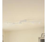 Lindby LED spotlight Eldrin, white, 6-bulb, light points