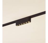 Lindby LED strip 48V Lumaro, black,6 points,2.4cm,dimmable