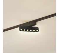 Lindby LED strip 48V Lumaro,black,6points,rotatable,dimmable