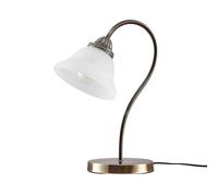 Lindby LED Table Lamp Mialina in Bronze Made of Glass for e.g. Living Room & Dining (1 Light Source, E27) from Desk Lamps