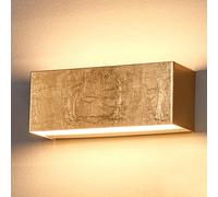 Lindby LED Wall Light Quentin (Modern) in Gold Made of Metal for e.g. Hallway (1 Light Source,) from Wall Lighting, lamp
