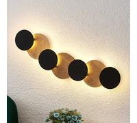 Lindby LED Wall Light Grazyna (Modern) in Black Made of Metal for e.g. Living Room & Dining (7 Light Sources,) from wall Lighting, lamp