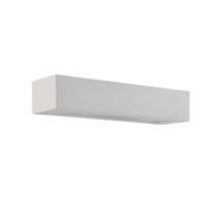 Lindby Led Wall Light, White Plaster Bedroom Classic Up Down Hallway Modern Living Room Lamp Bedside Uplighter G9 36cm