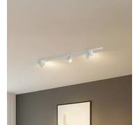 Lindby Linaro track lighting system, set of 3 Brinja, LED, white