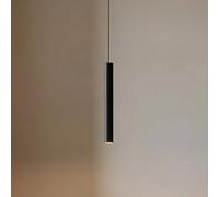 Lindby Lumaro LED pendant light, black, 27 cm, 48 V, dimmable
