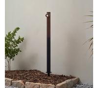 Lindby Luzian LED path light, height 80 cm, black, ground spike