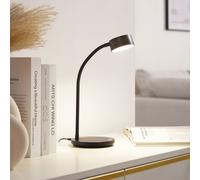 Lindby Maori LED table lamp, black, CCT, metal, dimmable