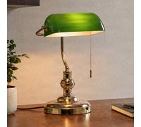 Lindby Milenka table lamp, brass, height 39 cm, metal