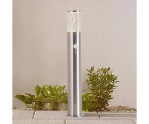 Lindby Motion detector pillar lamp Belen with LED