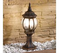 Lindby Nadesha pillar lamp, gold brushed