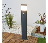 Lindby Obri LED path light, 80 cm, anthracite, sensor