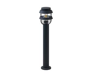 Lindby Outdoor Lights Alvaro dimmable (Modern) in Black Made of Aluminium (1 Light Source, E27) from Garden Path Bollard lamp Pillar
