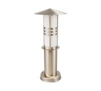 Lindby Outdoor Lights Erina (Modern) in Silver Made of Stainless Steel (1 Light Source, E27) from Pillar Garden Path Bollard lamp