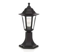 Lindby Outdoor Lights Nane dimmable (Antique, Vintage) in Black (1 Light Source E27) from Pillar Garden Path Bollard lamp