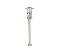 Lindby Outdoor Lights Noemi dimmable (Modern) in Silver Made of Stainless Steel (1 Light Source, E27) from Garden Path Bollard lamp Pillar