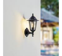 Lindby outdoor wall lamp Nane, lantern, seawater resistant, E27