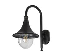 Lindby Outdoor Wall Light Daphne dimmable (Antique, Vintage) in Black Made of Aluminium (1 Light Source E27) from wall lamp for Exterior/Interior Walls House Terrace und Balcony
