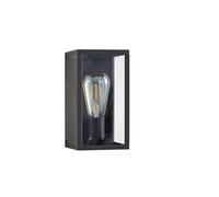 Lindby Outdoor Wall Light Filimon dimmable (Modern) in Black Made of Aluminium (1 Light Source, E27) from wall lamp for Exterior/Interior Walls House Terrace und Balcony