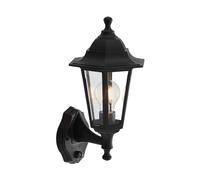 Lindby Outdoor Wall Light Nane dimmable with Motion Detector (Antique, Vintage) in Black (1 Light Source E27) from wall lamp for Exterior/Interior Walls House Terrace und Balcony