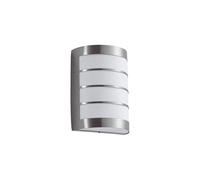 Lindby Outdoor Wall Light Noyan dimmable (Modern) in Silver Made of Stainless Steel (1 Light Source, E27) from wall lamp for Exterior/Interior Walls House Terrace und Balcony