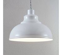 Lindby pendant light Albertine, 29 cm, white, metal