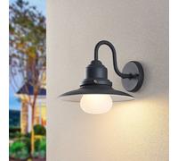 Lindby Roisin outdoor wall light, anthracite, metal, 31 cm