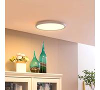 Lindby Smart LED ceiling light Denora, white, RGB, CCT, Tuya