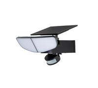 Lindby Solar Lights with Sensor Naelin dimmable Motion Detector (Modern) in Black (2 Light Sources,) from