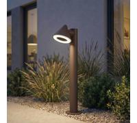 Lindby Soran LED path light, brown, 60 cm, metal, IP44