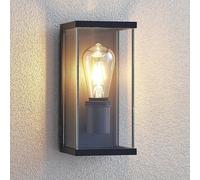 Lindby Susanne outdoor wall light, angular, glazed