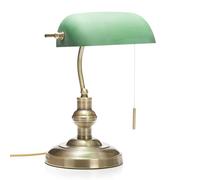 Lindby Table Lamp Milenka (Antique, Vintage) in Bronze Made of Metal for e.g. Living Room & Dining (1 Light Source E27) from Desk Lamps