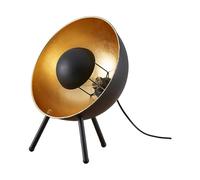 Lindby Table Lamp Muriel (Modern) in Black Made of Metal for e.g. Living Room & Dining (1 Light Source, E27) from Desk Lamps