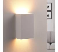 Lindby Wall Light Colja dimmable (Modern) in White Made of Plaster/Clay for e.g. Living Room & Dining (1 Light Source, G9) from wall Lighting lamp