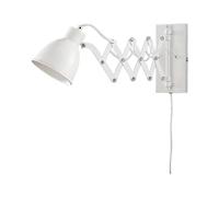 Lindby Wall Light Merle (Modern) in White Made of Metal for e.g. Bedroom (1 Light Source, E14) from wall Lighting lamp