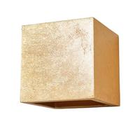 Lindby Wall Light Yade dimmable (Modern) in Gold Made of Plaster/Clay for e.g. Living Room & Dining (1 Light Source, G9) from wall Lighting lamp