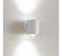 Lindby wall spotlight Jyla, white, 4,200 K, up/down, lens