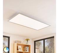 Lindby LED Panel 'Zento' dimmable (Modern) in White for e.g. Kitchen (1 Light Source,) from Ceiling Light, Business Lighting, Office lamp, workspace lamp, Ceiling Light, Ceiling
