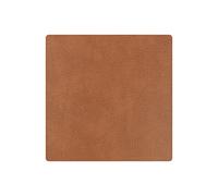 LindDNA Square S 981058 Place Mat 28 x 28 cm Recycled Leather Bull Nature