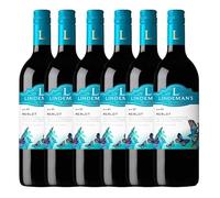 Lindeman's wine |South Eastern Australia | case of 6 bottles x 75cl (Pack of 6 Bottles 75cl, Bin 40 Merlot)