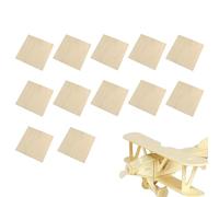 Linden Craft Sheet - Crafts In Linden Unfinished | Wood Sheets For Cutting, 12 Pieces Thin Rectangular Panels In Linden Wood For Architectural Models, Boats For