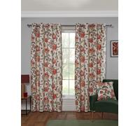 Sundour Linden Eyelet Curtains - Cream - 66 x 90"